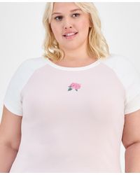 Hippie Rose - Trendy Plus Rose Raglan-sleeve Baby T-shirt - Lyst