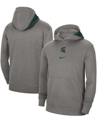 Nike - Michigan State Spartans Team Basketball Spotlight Performance Pullover Hoodie - Lyst
