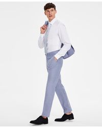 Tommy Hilfiger - Modern-fit Th Flex Stretch Chambray Suit Separate Pants - Lyst