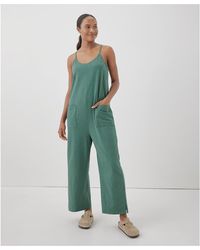Pact - Cotton Cool Stretch Lounge Jumpsuit - Lyst