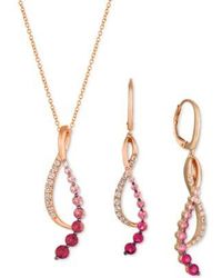 Le Vian - Strawberry Layer Cake Drop Earrings Pendant Necklace Collection In 14k Rose Gold - Lyst