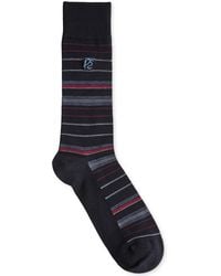 Perry Ellis - Stripe Crew Socks - Lyst