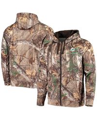 Men's Dunbrooke Realtree Camo Denver Broncos Trophy Tech Fleece Full-Zip  Hoodie