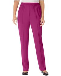 Woman Within - Plus Size Tall The Hassle-free Elastic-waist Soft Knit Pant - Lyst