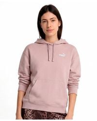 PUMA - Ess Small No.1 Logo Standard Pullover Fleece Hoodie - Lyst