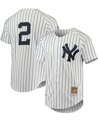 Mitchell & Ness - Derek Jeter New York Yankees 1997 Cooperstown Collection Authentic Jersey - Lyst