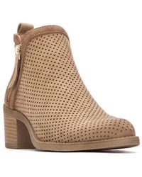 Xti - Suede Ankle Booties - Lyst