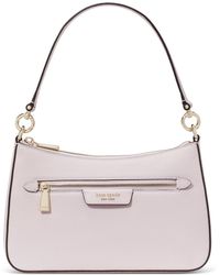 Kate Spade - Hudson Pebbled Leather Small Convertible Crossbody - Lyst
