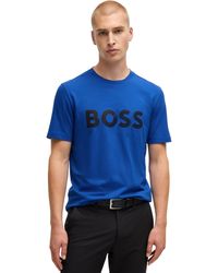 BOSS - Boss By Large Logo Regular-fit T-shirt - Lyst