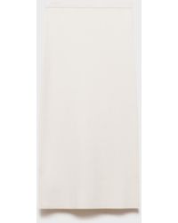 Mango - Fine Knit Midi Skirt - Lyst