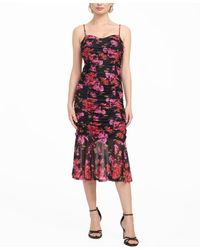 Guess - Cordelia Printed Sleeveless Midi Dress - Lyst