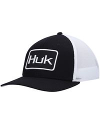 HUK - Solid Trucker Flex Hat - Lyst