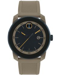 Movado - Swiss Bold Tr90 Silicone Strap Watch 42mm - Lyst
