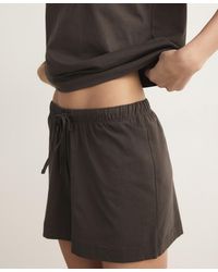 Mango - Cotton Two-piece Short-sleeved Pajamas - Lyst