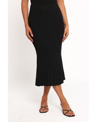 Petal & Pup - Balla Rib Knit Midi Skirt - Lyst