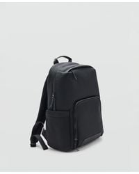 Mango - Multi-functional Water-repellent Pockets Backpack - Lyst