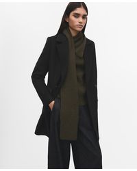 Mango - Double-breasted Wool Blend Coat - Lyst
