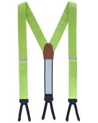 Trafalgar - Sutton Solid Color Silk Formal End Suspenders - Lyst