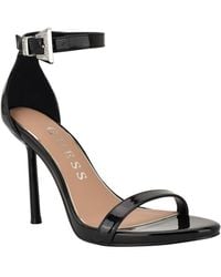Guess - Insraa Rhinestone Buckle Stiletto Sandals - Lyst