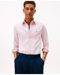 Tommy Hilfiger - Regular-fit Striped Heritage Oxford Long-sleeve Shirt - Lyst