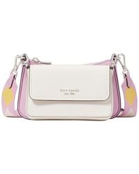 Kate Spade - Double Up Colorblocked Saffiano Leather Crossbody - Lyst