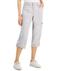Style & Co. - Petite Bungee-hem Capri Pants, Created For Macy's - Lyst