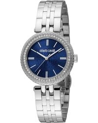 Roberto Cavalli - Quartz -tone Stainless Steel Watch 30mm - Lyst