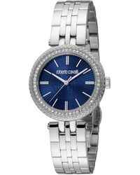 Roberto Cavalli - Quartz -tone Stainless Steel Watch 30mm - Lyst