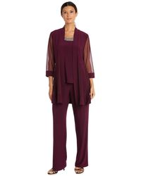 R & M Richards - Petite 2-pc. Jacket Top & Pants Set - Lyst