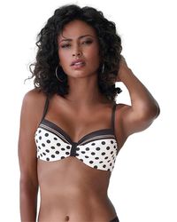 Lascana - Mix Print Underwire Bikini Swimsuit Top Bra Sizing - Lyst