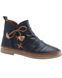 Spring Step - Pomeroy Leather Booties - Lyst