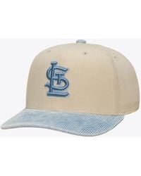 Mitchell & Ness - St. Louis Cardinals Washed-corduroy Snapback Pro Crown Baseball Cap - Lyst