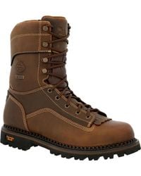 Georgia Boot - Amp Lt Low Heel Logger Composite Toe Waterproof Work Boot - Lyst