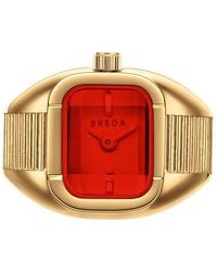 Breda - 'nocturne' Gold Expandable Ring Watch - Lyst