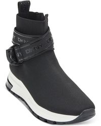 donna karan high top sneakers