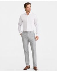 Calvin Klein - Slim-fit Windowpane Wool-blend Suit Separates Pants - Lyst