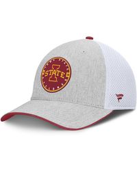 Fanatics - Heather Gray/white Iowa State Cyclones trigger Flex Hat - Lyst