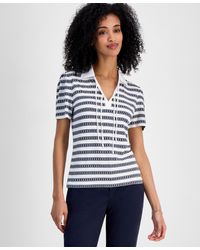 Tommy Hilfiger - Dot-stripe Polo Shirt - Lyst