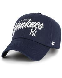 '47 - New York Yankees Ariana Clean Up Adjustable Hat - Lyst
