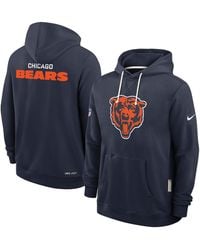 Nike - Chicago Bears Sideline Standard Issue Initial Home Dri-fit Hoodie - Lyst