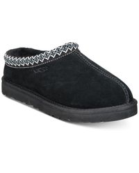 UGG - Tasman Suede Slip On Sheepskin Slippers - Lyst