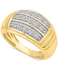 Macy's - Diamond Three Row Dome Ring (1 Ct. T.w. - Lyst