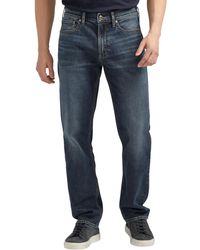 Silver Jeans Co. - Eddie Athletic Fit Tapered Leg Jeans - Lyst