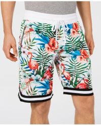 american stitch tropical print shorts