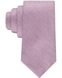 Calvin Klein - Curtis Solid Textured Tie - Lyst
