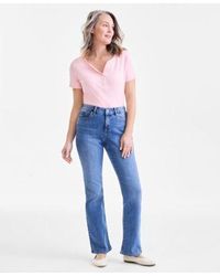 Style & Co. - Style Co Mid Rise Curvy Bootcut Jeans Regular Short Long Lengths 2p 28w Created For Macys - Lyst