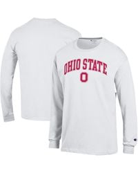 Champion - Â Alabama Crimson Tide Arch Over Logo Long Sleeve T-shirt - Lyst
