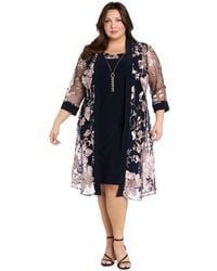 R & M Richards - Plus Size Dress & Jacket - Lyst