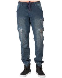 Level 7 - Premium Knit Denim jogger Jeans - Lyst