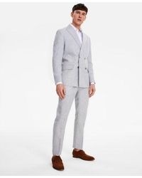 Tommy Hilfiger - Modern Fit Double Breasted Linen Suit - Lyst